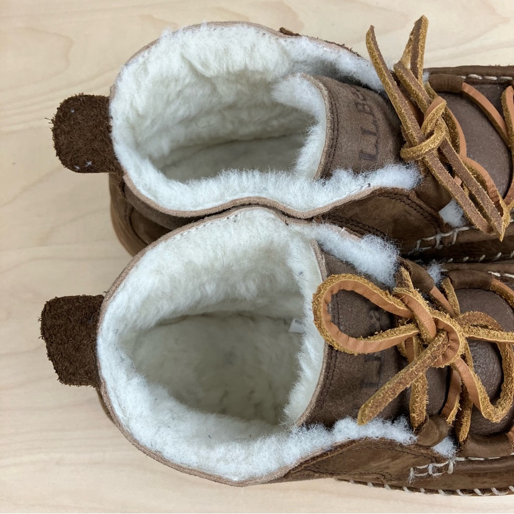 L.L. Bean Women’s Size 7.0 M Wicked Good Lodge Chukka Slipper Booties Brown - Picture 9 of 10